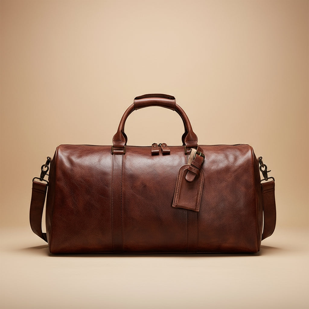 Heritage Duffle sac de voyage en cuir véritable