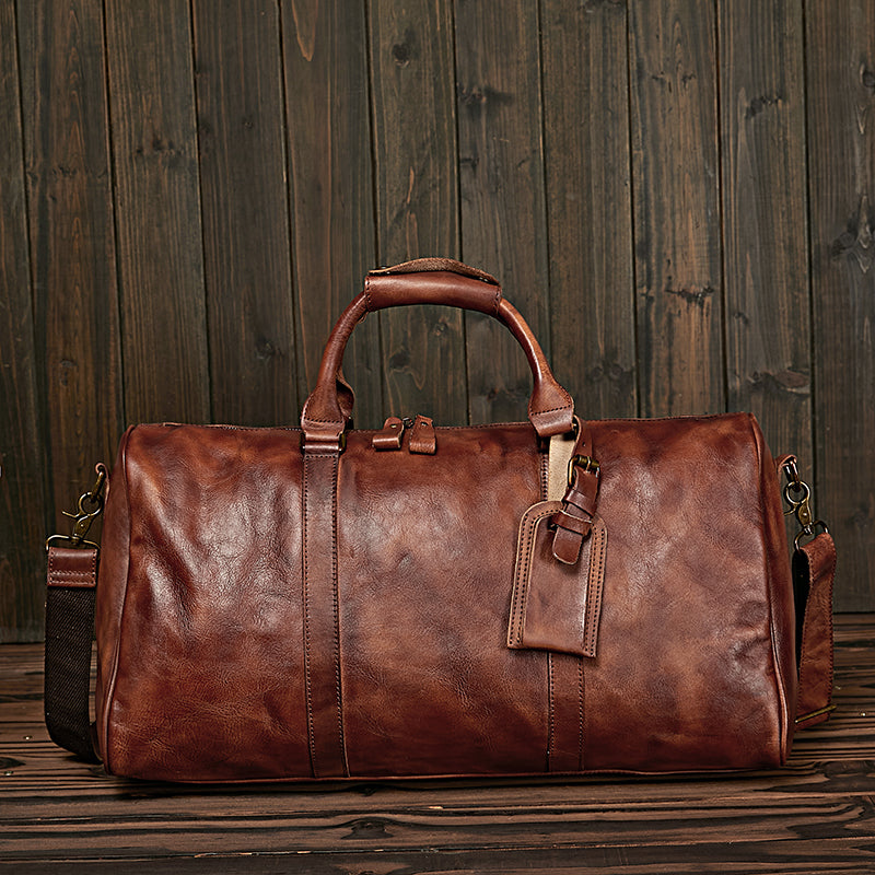 Heritage Duffle sac de voyage en cuir véritable