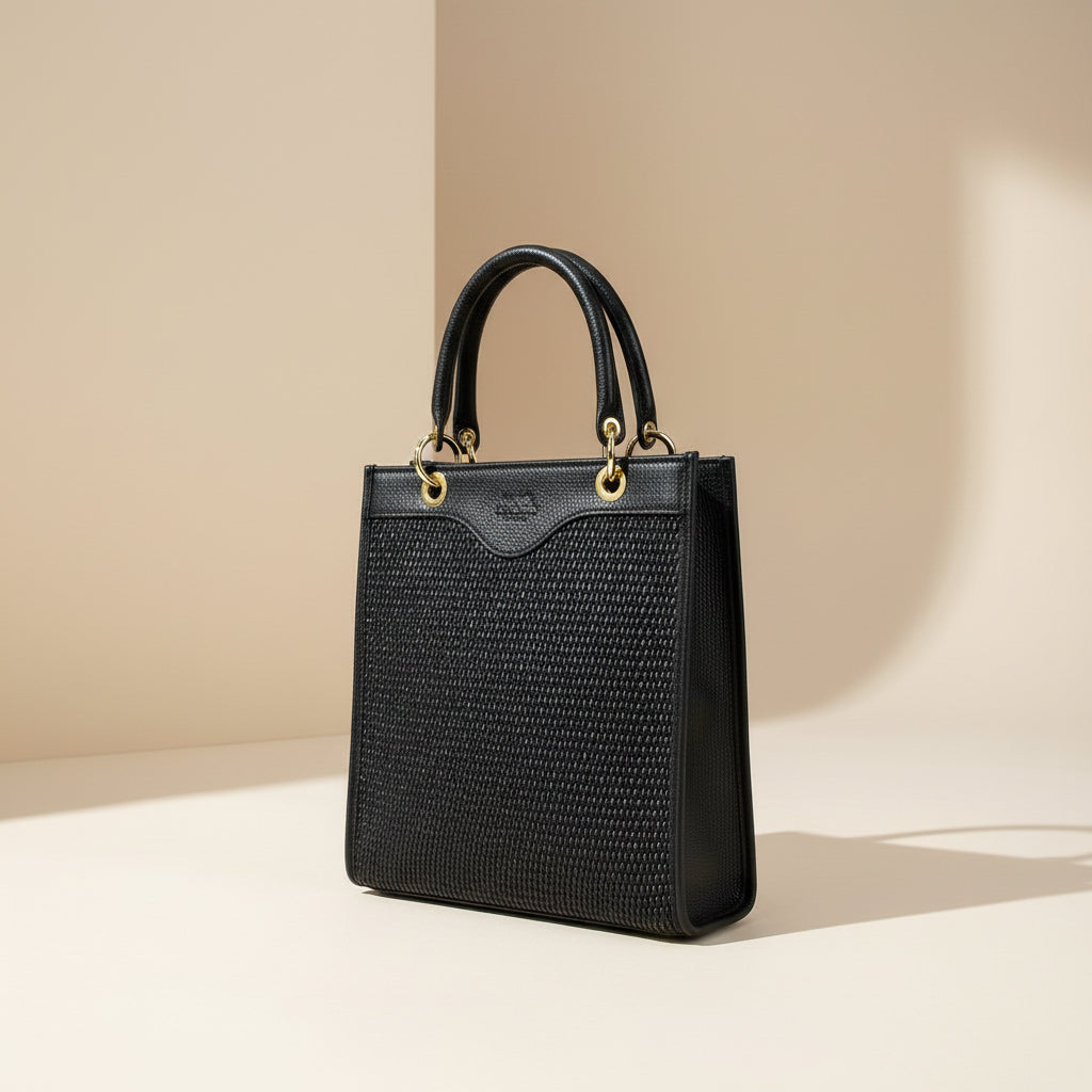 Sac bandoulière Élégance noir