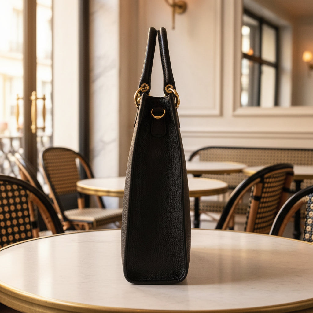 Sac bandoulière Élégance noir