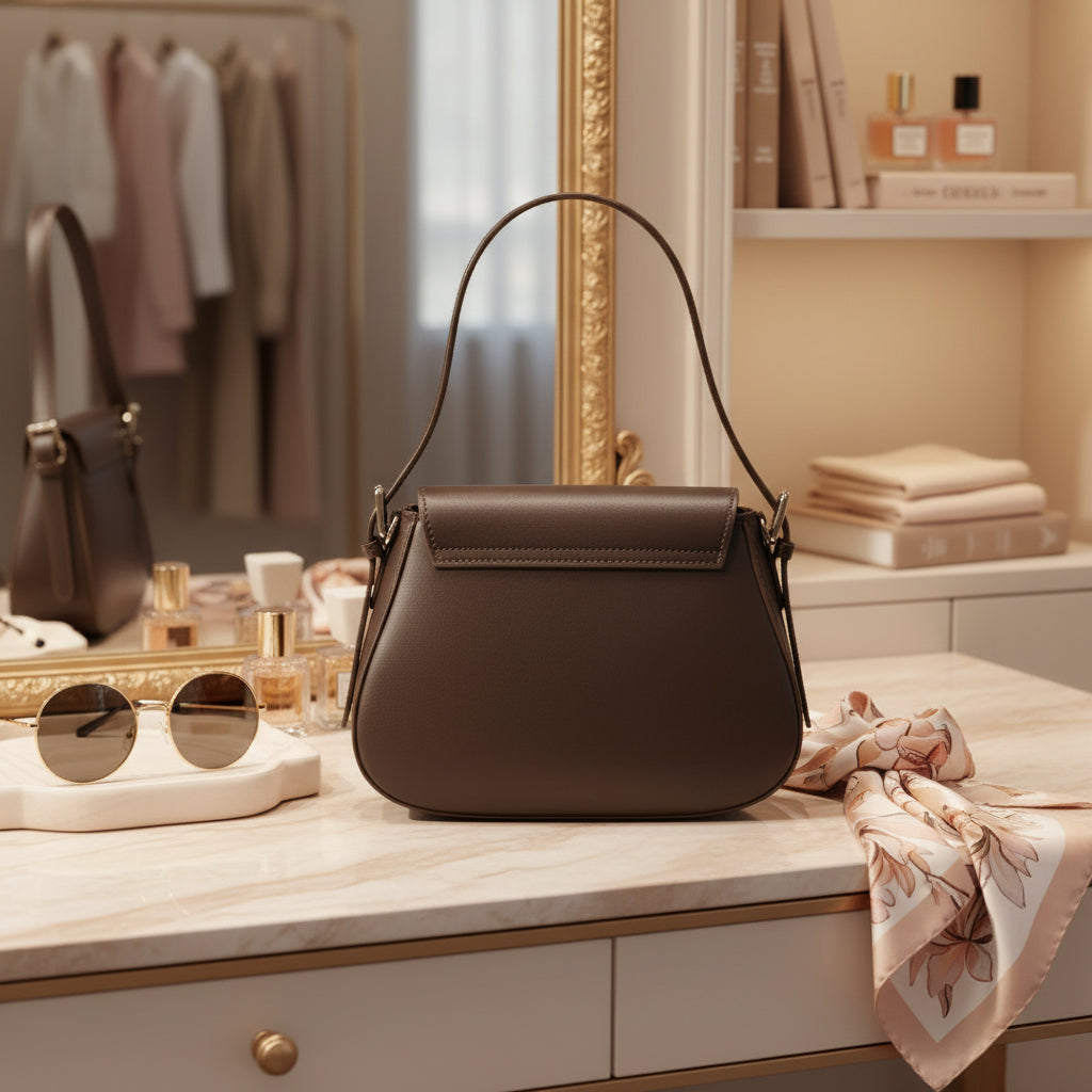 Sac à main Emma marron