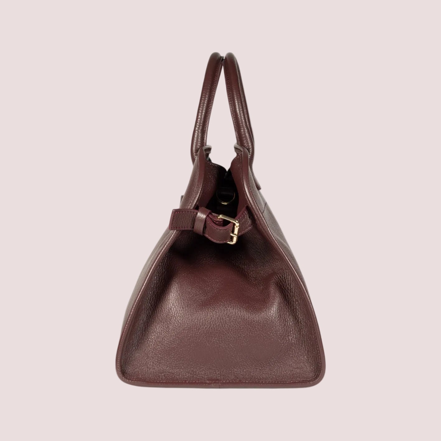 Frida Bordeaux sac à main italien en cuir