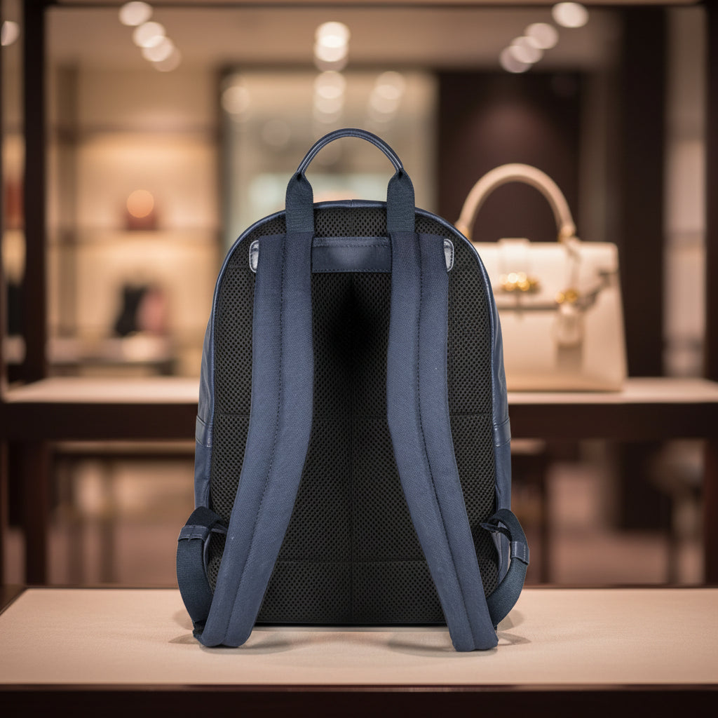 Atlanta - Sac à Dos Cuir Souple avec Poche Tablette 10"