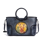 Cervus Heritage sac vintage en cuir gravé