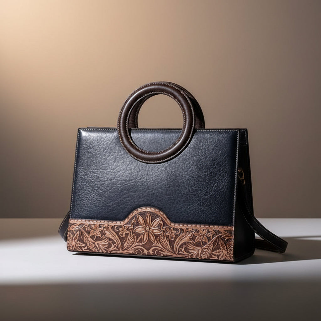 Heritage vintage sac à main en cuir