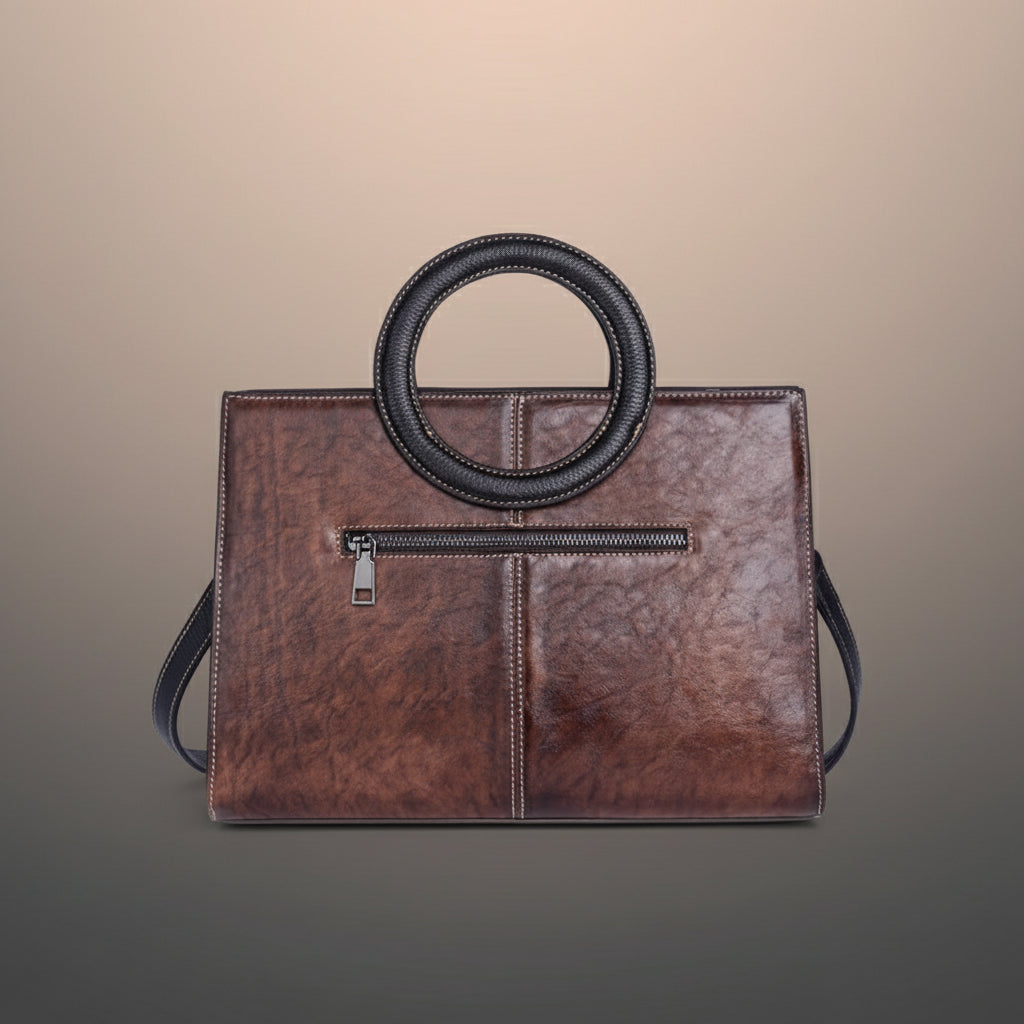 Heritage vintage sac à main en cuir